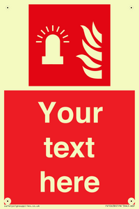 FV10638: Custom Fire: Fire alarm flashing light