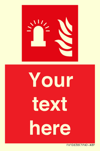 FV10638: Custom Fire: Fire alarm flashing light