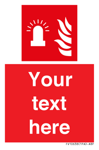 FV10638: Custom Fire: Fire alarm flashing light