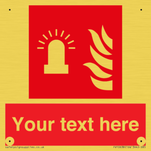 FV10638: Custom Fire: Fire alarm flashing light