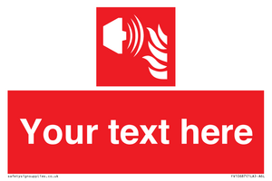 FV10687: Custom Fire: Fire alarm sounder