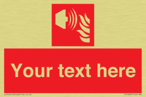 FV10687: Custom Fire: Fire alarm sounder