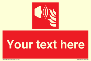 FV10687: Custom Fire: Fire alarm sounder