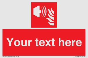 FV10687: Custom Fire: Fire alarm sounder