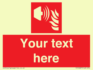 FV10687: Custom Fire: Fire alarm sounder
