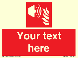 FV10687: Custom Fire: Fire alarm sounder