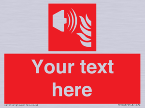 FV10687: Custom Fire: Fire alarm sounder