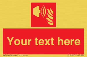 FV10687: Custom Fire: Fire alarm sounder