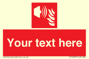 FV10687: Custom Fire: Fire alarm sounder