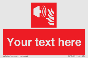 FV10687: Custom Fire: Fire alarm sounder