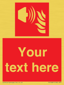 FV10687: Custom Fire: Fire alarm sounder