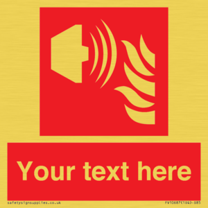 FV10687: Custom Fire: Fire alarm sounder
