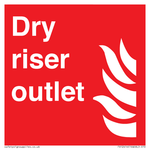 FV12414: Dry riser outlet