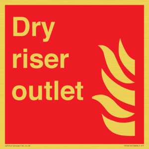 FV12414: Dry riser outlet