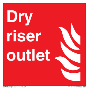 FV12414: Dry riser outlet