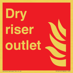 FV12414: Dry riser outlet