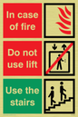 FV1350: In case of fire/use stairs