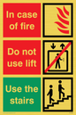 FV1350: In case of fire/use stairs