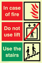 FV1350: In case of fire/use stairs