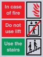 FV1350: In case of fire/use stairs