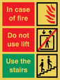 FV1350: In case of fire/use stairs