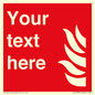 FV14998: Custom Fire Equipment sign with General fire symbol