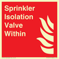 FV15274: Sprinkler Isolation Valve Within