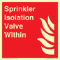 FV15274: Sprinkler Isolation Valve Within