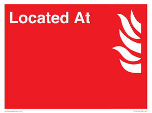 FV15276: Located At Fire Equipment sign