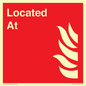FV15276: Located At Fire Equipment sign
