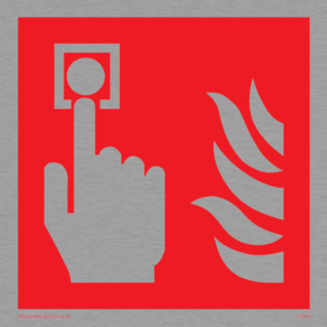 FV343: fire alarm call point symbol only