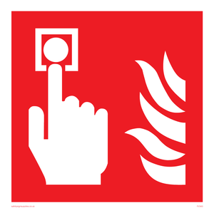 FV343: fire alarm call point symbol only