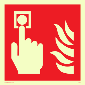 FV343: fire alarm call point symbol only