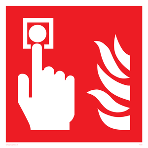 FV343: fire alarm call point symbol only