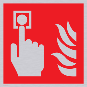 FV343: fire alarm call point symbol only