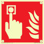 FV343: fire alarm call point symbol only