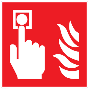 FV343: fire alarm call point symbol only