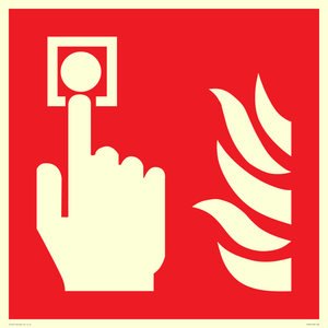 FV343: fire alarm call point symbol only