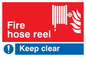 FV349: fire hose reel keep clear