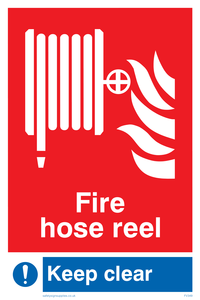 FV349: fire hose reel keep clear