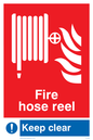 FV349: fire hose reel keep clear