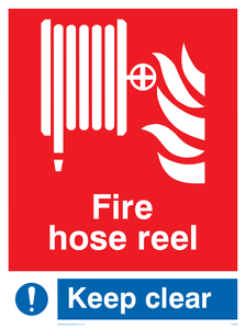 FV349: fire hose reel keep clear