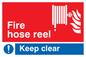 FV349: fire hose reel keep clear