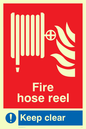 FV349: fire hose reel keep clear