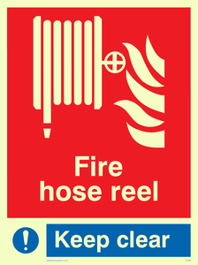 FV349: fire hose reel keep clear