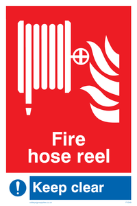 FV349: fire hose reel keep clear