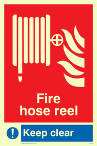 FV349: fire hose reel keep clear