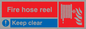FV349: fire hose reel keep clear