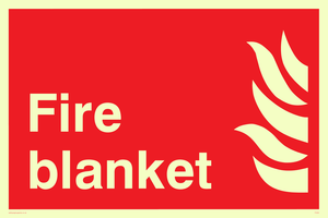 FV354: Fire blanket sign