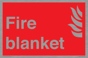 FV354: Fire blanket sign